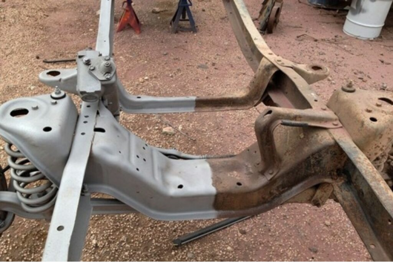 Dustless Media Blasting Cured With Protective Epoxy Coating Classic