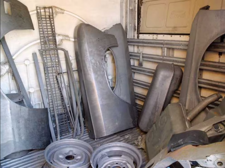 Wet Blasting - dustless media blasting and epoxy coating at That's Minor Customs